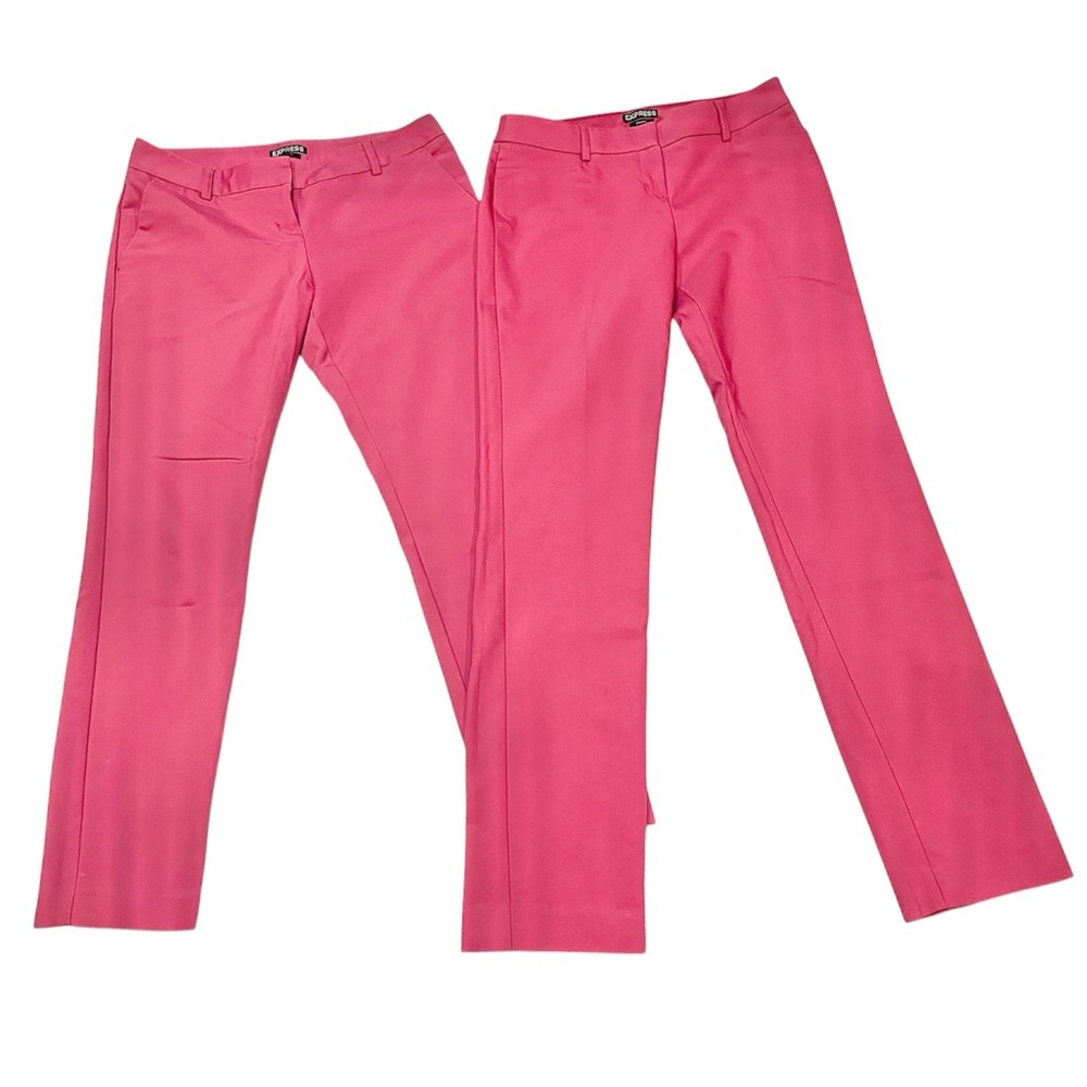 Express Columnist Vibrant Pink Trousers - lot of 2